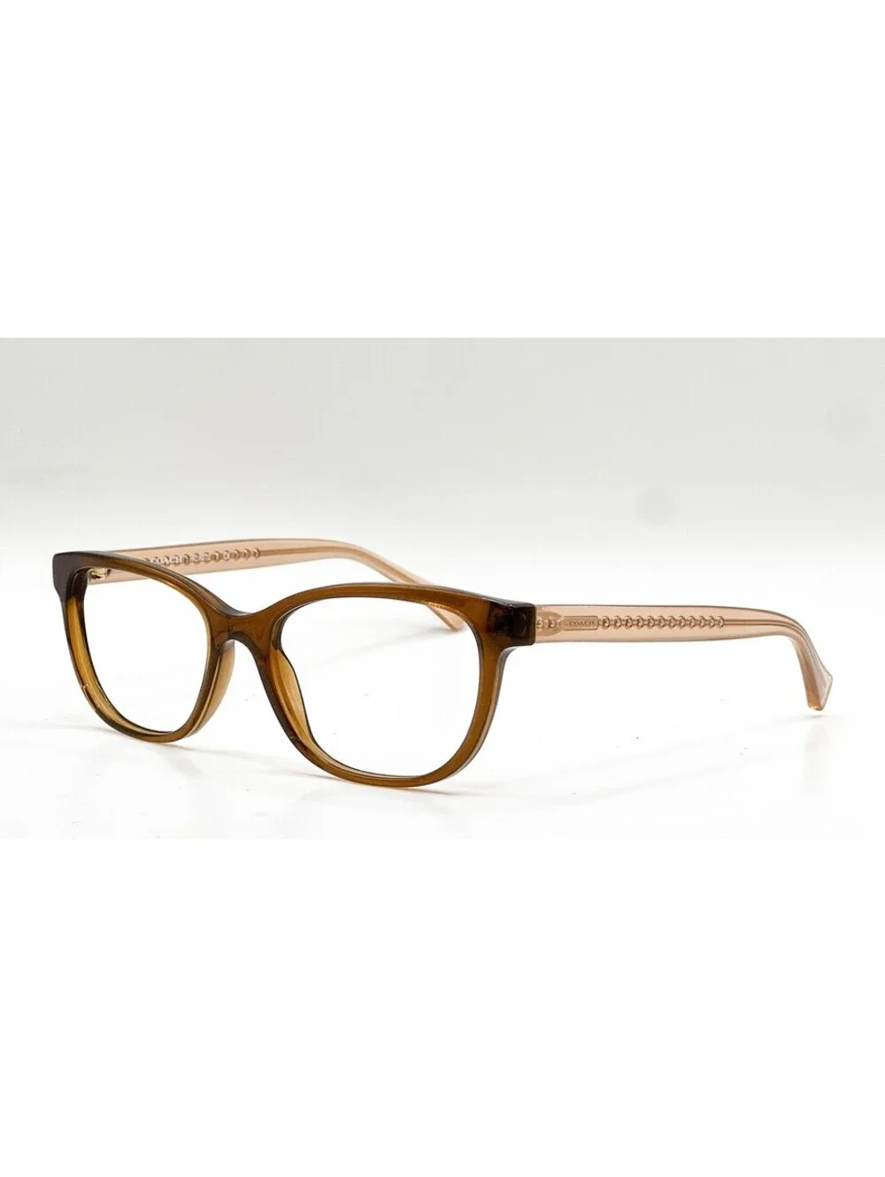 Coach HC 6072 5328 Brown Glitter Light Brown Authentic Eyeglass Frames 52-17
